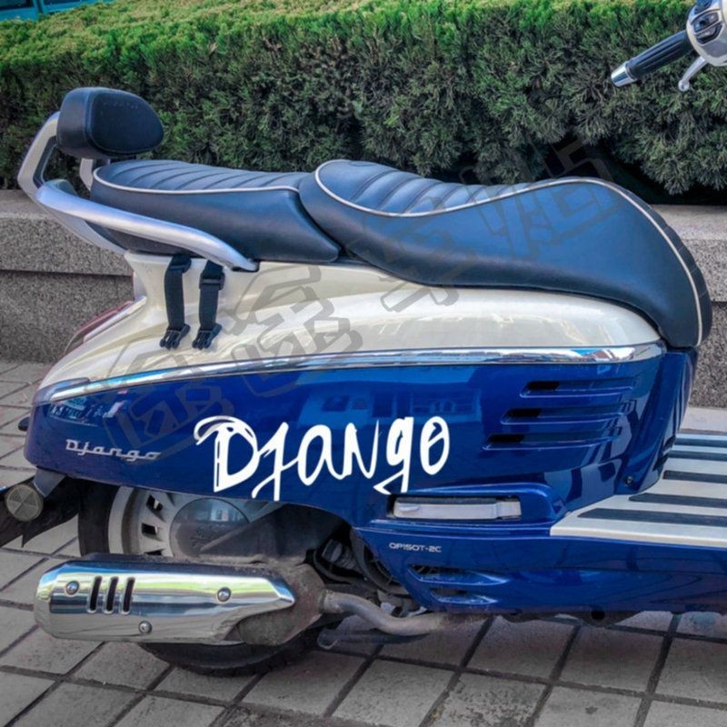 PEUGEOT機車貼，Django機車尾貼，SF3,SF4機車外殼防水拉花貼