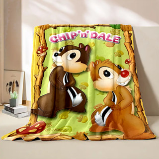 迪士尼 Disney Chip'n' Dale 柔軟毛絨毯子法蘭絨兒童毯子床罩沙發午睡毯家居裝飾