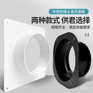 [限時搶購]塑膠方轉圓接頭pvc法蘭接頭轉換口出風口移動空調方形風機排風口