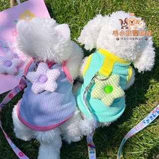 【毛小孩寵物屋】 【多種款式選擇】貓咪衣服春夏新款寵物狗狗衣服幼犬奶貓可愛卡通可牽引背心防掉毛