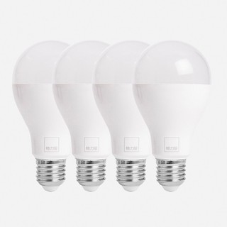 特力屋 金採 13W LED球泡燈 黃光 4入 LED燈泡