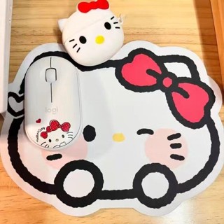 Hello Kitty 滑鼠墊可愛辦公室 Hello Kitty 遊戲橡膠外星人墊橡膠桌墊