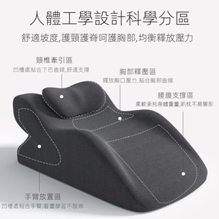 【愛可家嚴選】人體工學趴睡枕｜多功能高回彈記憶棉靠枕 | 孕媽咪 & 久坐族必備 | 躺趴雙用