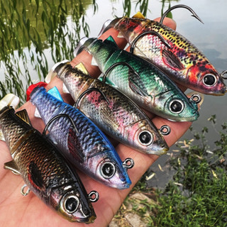 【TTFF】鉛頭鉤包鉛魚8.2g/12g/16.5g/21.5g/26.7g單鉤魚形假餌 模擬路亞軟餌海釣餌包鉛魚拖釣餌