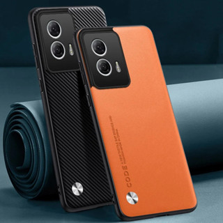 MOTOROLA 摩托羅拉 Moto G85 後蓋豪華 PU 皮套摩托羅拉 S50 Neo G85 5G 啞光矽膠全保護