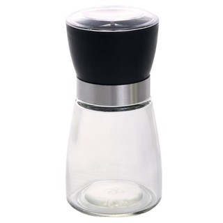 【店鋪熱銷】不鏽鋼胡椒研磨器手動玻璃研磨瓶現磨花椒粉調料瓶碎海鹽顆粒家用