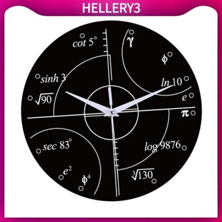 [HelleryQ] 工程師數學方程式鐘錶,12 英寸電池供電掛鐘