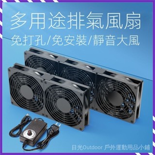 多用途散熱風扇 強力散熱器 排氣風扇 12CM風扇 暴力風扇 可調速超強電腦風扇 排風扇 大風量 通風抽風扇 空氣循環風