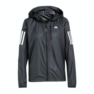 Adidas OTR B JKT IN1576 女 連帽 外套 風衣 運動 慢跑 路跑 訓練 反光 愛迪達 黑銀