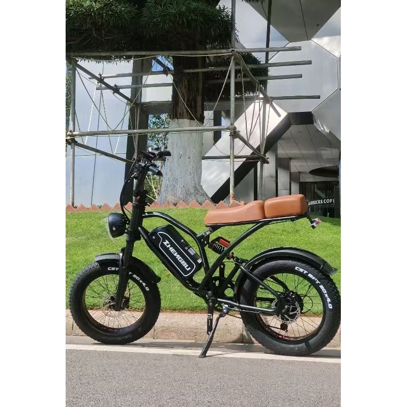 <清倉出清> (現貨在台) 正步S4  20寸寬肥胎山地車變速代步車/復古越野沙灘摩托車/助力電動自行車