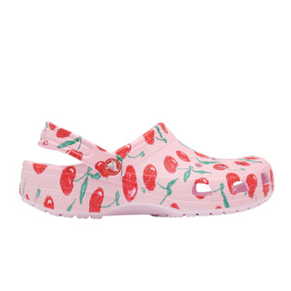 Crocs 卡駱馳 Classic Fresh Fruits 男女鞋 櫻桃印花 洞洞鞋 [YUBO] 2110086ZW