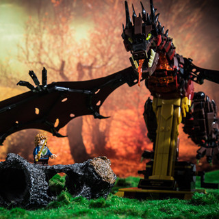 霍比特人 Smaug 模型積木創意建築套裝