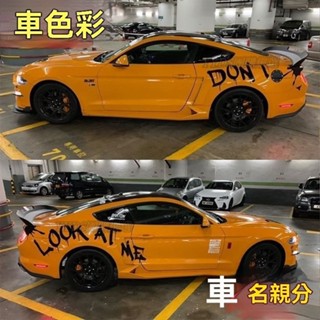 YY車品🏅嚴選專用福特野馬車貼拉花MUSTANG個性改裝現代酷派創意GT500裝飾貼紙 FPYY