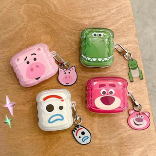 玩具總動員 熊抱哥 適用於Airpods Pro2保護套 1/2/3/4代保護殼 送吊飾 磨砂軟殼 蘋果藍牙耳機收納盒