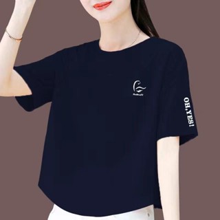 胖胖美依 短袖T卹 M-3XL 印花上衣 基本款 上衣 新款寬鬆顯瘦大尺碼女裝遮肚上衣體恤衫-4461.