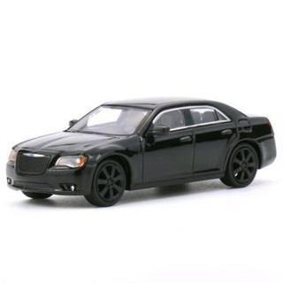 596 Model 1:64 克萊斯勒 300C 金屬黑 模擬合金汽車模型絕版模型