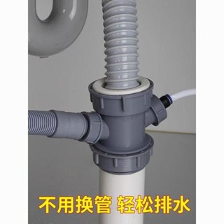 臺灣出貨 家用排水配件下水器廚房下水管三通接頭洗碗機淨水器排水管介面對接器下水道三頭通 520