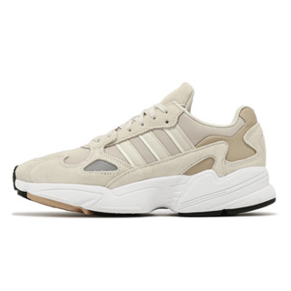 adidas 休閒鞋 Falcon 女鞋 米白 麂皮 復古 老爹鞋 三葉草 愛迪達 [ACS] IG8303