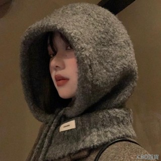 【臺灣出貨】巴拉克韓國拉法秋冬季帽子一體針織圍脖毛線帽保暖情侶護耳 毛帽 聖誕帽 毛帽韓國 巴拉克拉法帽
