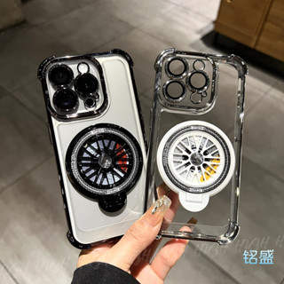 爆款解壓陀螺 Magsafe磁吸 手機支架 超薄磁吸支架 全金屬 強力貼 懶人支架 電鍍透明殼 手機殼支架 手機指環扣