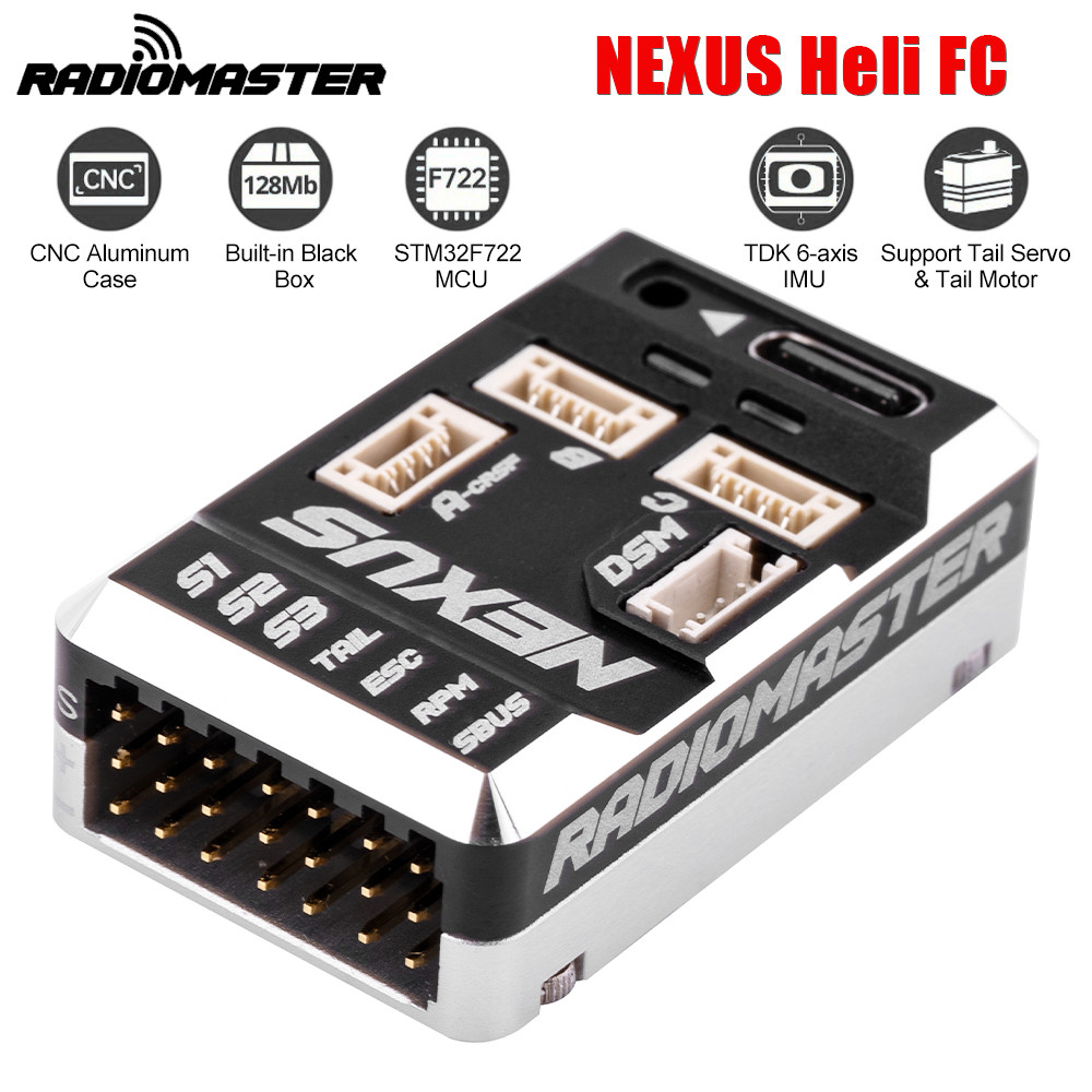飞机配件 RadioMaster  NEXUS直升机陀螺仪 Rotorflight 2.0(desc:陀螺仪)