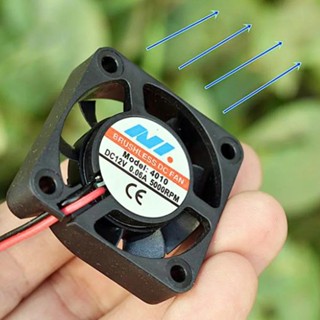 Dc 12V 24V 0.1A 4010 40MM 迷你靜音散熱風扇,用於顯卡橋式晶片 3D 列印機,帶 2pin