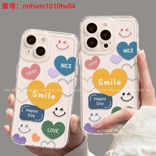 紅米 14C 10A 9T A2 Note 10S 11S 4G 12S 5G透明愛心笑臉手機殼 鏡頭全包保護殼文青風