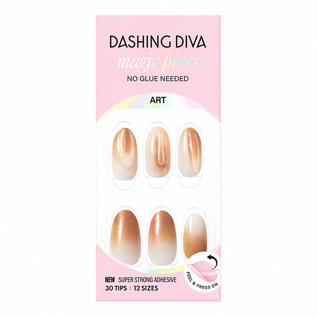 Dashing Diva/M 薄型經典美甲片-香草糖漿-30片