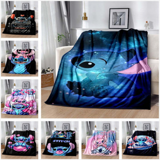 迪士尼stitch卡通動漫法蘭絨毯子星際寶貝stitch兒童臥室可愛柔軟舒適毯子家用客廳沙發四季空調毯子3