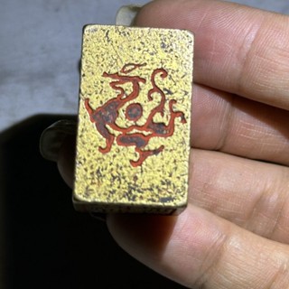 古玩收藏純銅四大神獸印章擺件字型隨機
