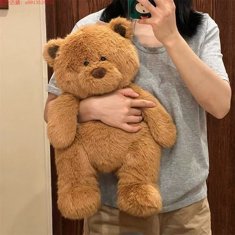 毛絨公仔 安撫小熊 棕色小熊 公仔 可愛塞羅小熊 玩偶 泰迪小熊 娃娃生日禮物 毛絨玩具 玩偶 娃娃 兒童禮物 交換禮物