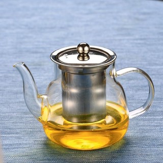 【新店促銷 買就送茶巾】加厚耐熱玻璃煮茶家用泡茶器透明帶把茶杯紅茶花茶壺功夫茶具套裝