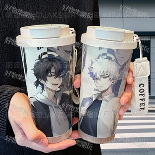 【免運】時光代理人周邊保溫杯不鏽鋼學生高顏值吸管雙飲大容量咖啡水杯隨行杯 咖啡 保溫瓶 水杯