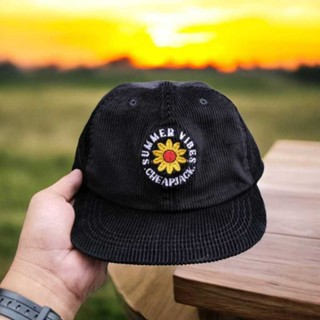 Ropehat 燈芯絨甜美回憶破白色海軍本計劃帽