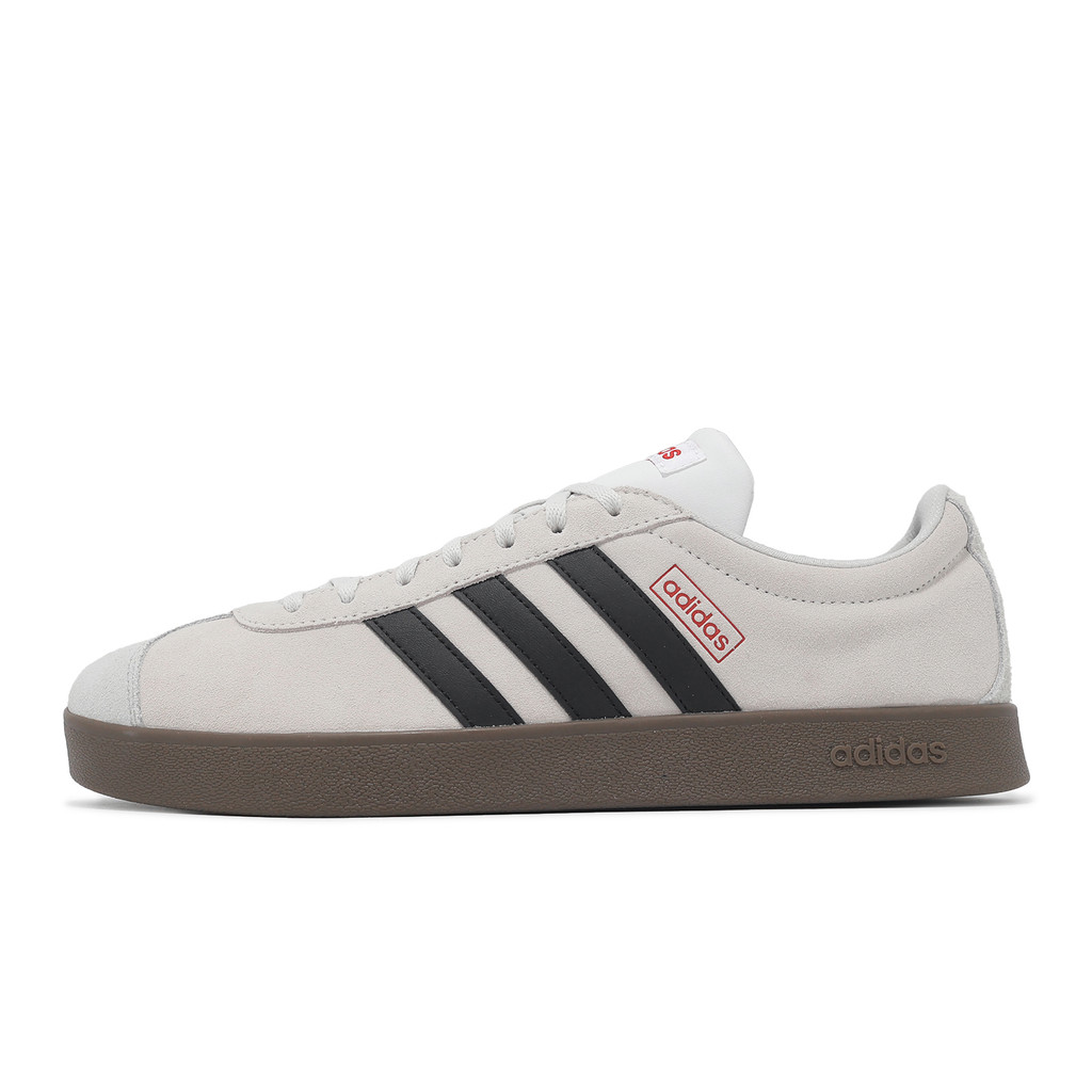 adidas 休閒鞋 VL Court Classic 男鞋 女鞋 灰 黑 膠底 復古 愛迪達 [ACS] JS3003