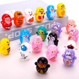 兒童迷你卡通不倒翁玩具 Roly Poly 減壓 Fidget 動物派對自校正娃娃生日派對