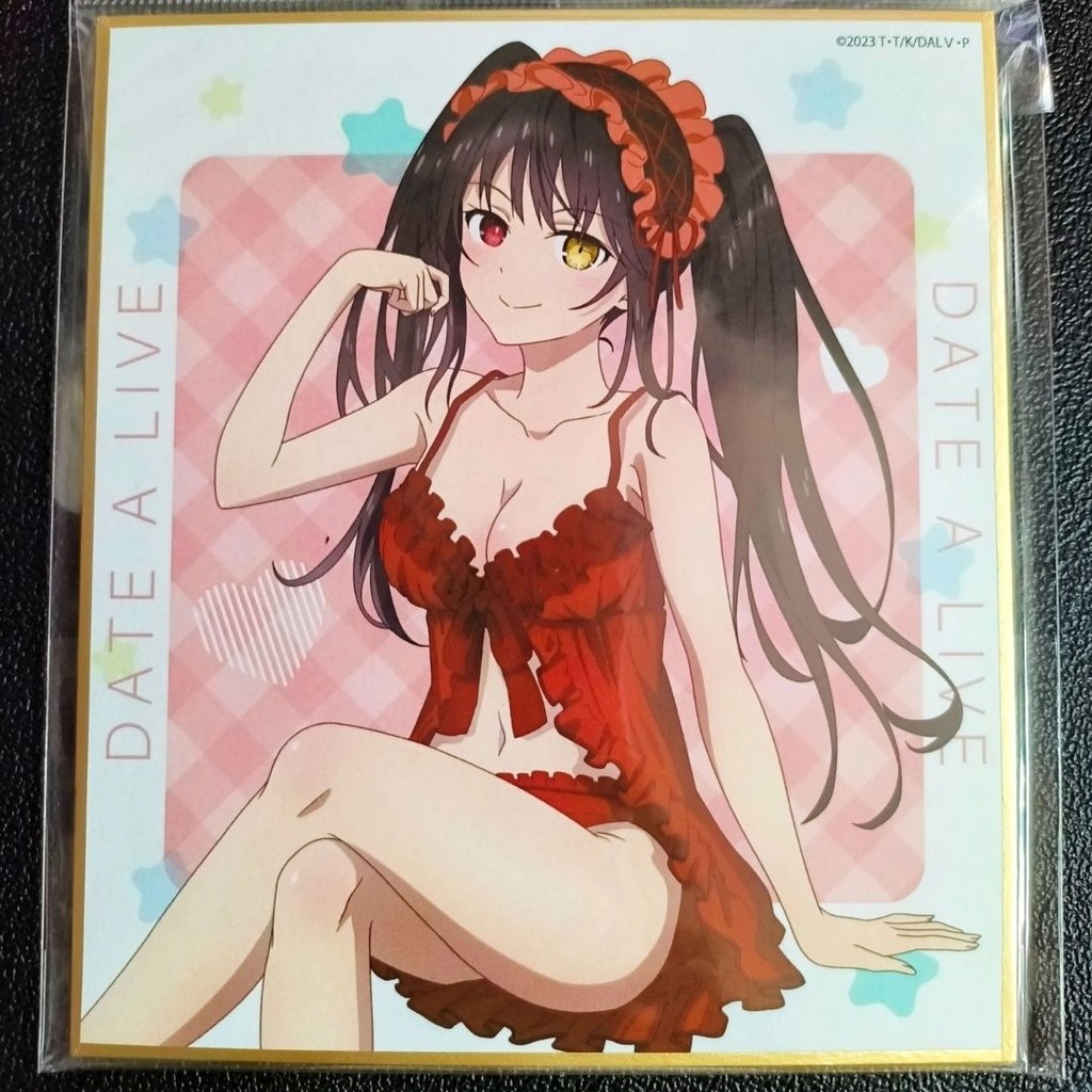 【潮玩精品摆件】日穀散貨 約會大作戰 時崎狂三睡衣色紙 時崎狂三