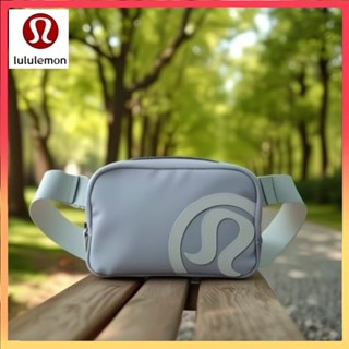 Ready Stock Lululemon lulu新款大LOGO時尚戶外運動腰包防水跑步收納包