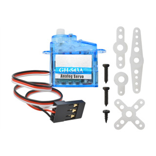 1 件/批 GH-S37D 3.7g/GH-S43D 4.3g 4.8-7.2V 微型模擬伺服用於遙控四軸飛行器直升機船