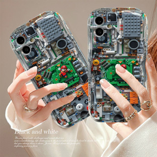 時尚積木馬裡奧手機殼適用於 Apple iphone 6 plus 6s plus 7 plus 8 plus 11 p