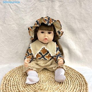 MAURICE 嬰兒娃娃玩具,女孩娃娃 Bjd 娃娃仿嬰兒娃娃女孩,漂亮的全身矽膠 30CM 全套 30CM 模擬嬰兒娃
