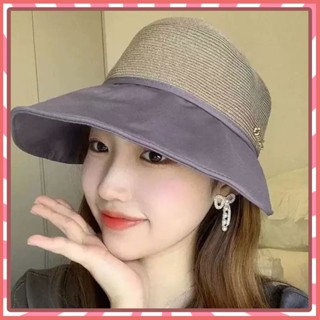 🌟臺灣出貨 品質保證🌟 夏季戶外鴨舌帽女空頂防曬遮陽帽可紮高馬尾防紫外綫百搭子顯臉小 💎B15-S