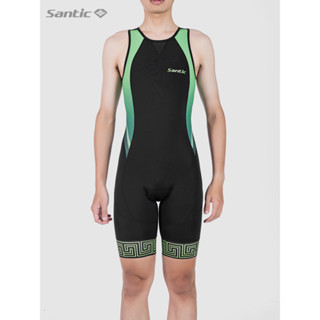 超值速發*鐵人三項服 自行車服 三鐵衣 Santic森地客 專業鐵人三項比賽競技服 無袖連身服鐵三運動裝備男