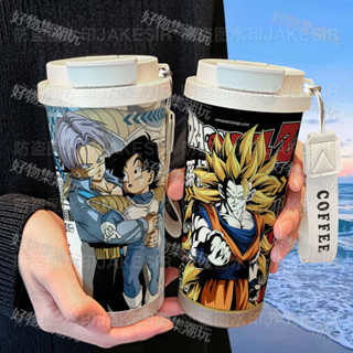 【免運】七龍珠動漫周邊保溫杯316不鏽鋼大容量吸管水杯車載咖啡杯男女隨行杯 咖啡 保溫瓶 水杯