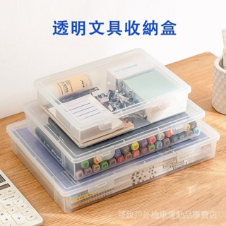 文具收納盒 置物盒 文具收納 整理盒 置物箱 儲物盒 桌麵收納盒 桌麵文具收納盒 學生書本收納箱 檔案盒子 透明收納盒