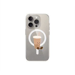 jellycat珍珠奶茶 趣味珍珠奶茶 磁吸手機殼 MagSafe手機殼 適用 iphone 15 16 Pro Max