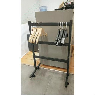 《可開統編》衣架收納架 衣架 整理架 服裝店放衣架神器 可移動的架子 鐵藝多層掛式 可移動褲架 牛仔褲神器 落地式褲架