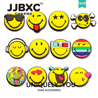 JJBXC 洞洞鞋 鞋釦 鞋花 鞋配飾 表情包 emjoi DIY時尚鞋附件 適用於cross鞋