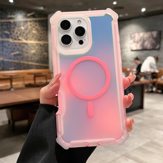 加高加厚 雙層抗摔 自帶防塵塞 變色龍磁吸款 適用 iPhone 16 15 14 13 12 Pro max 手機殼