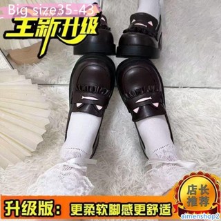 大尺碼35-43女鞋學院厚底增高圓頭皮鞋41學生JK制服蘿莉塔單鞋42